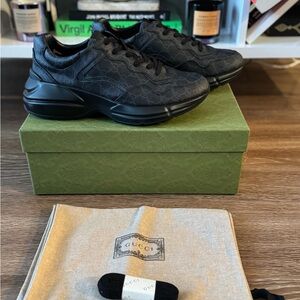 Gucci Rhyton GG Sneaker Black